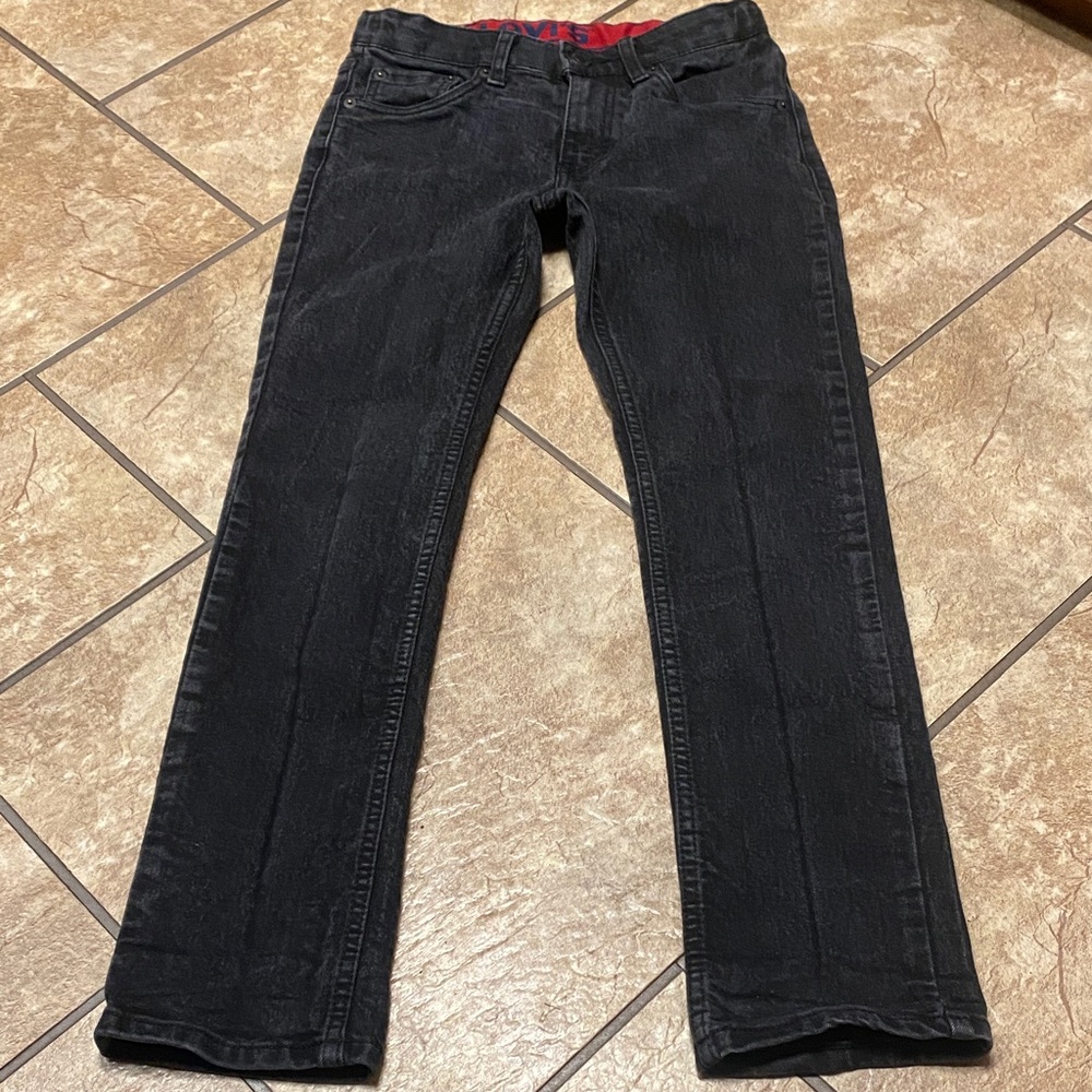Boy’s  511 Levi's Size 12 Off-Black Jeans Timeless Western Rodeo Denim